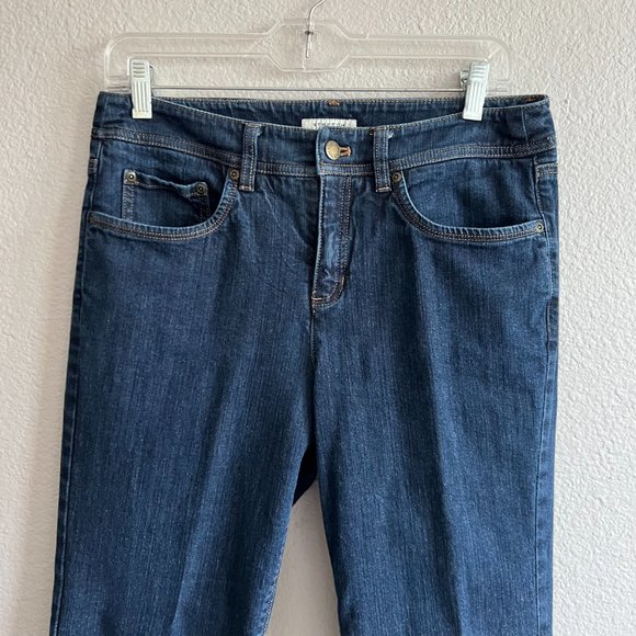 JONES NEW YORK SPORT STRAIGHT LEG STRETCH DENIM JEANS - Picture 2 of 5